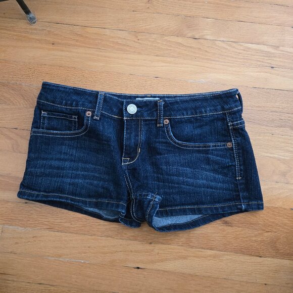 Vintage y2k aeropostale micro mini denim shorts - Picture 3 of 4